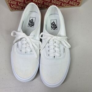 Vans White Canvas Sneakers